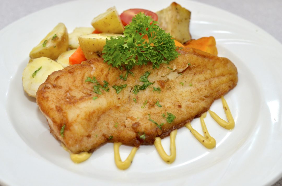 Hake with Butter Lemon and Parsley